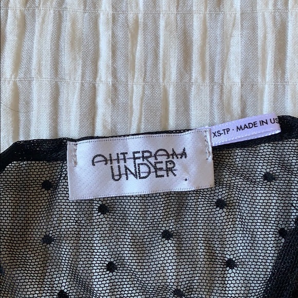 New OUT FROM UNDER Sheer LONG SLEEVE TOP - Picture 3 of 5